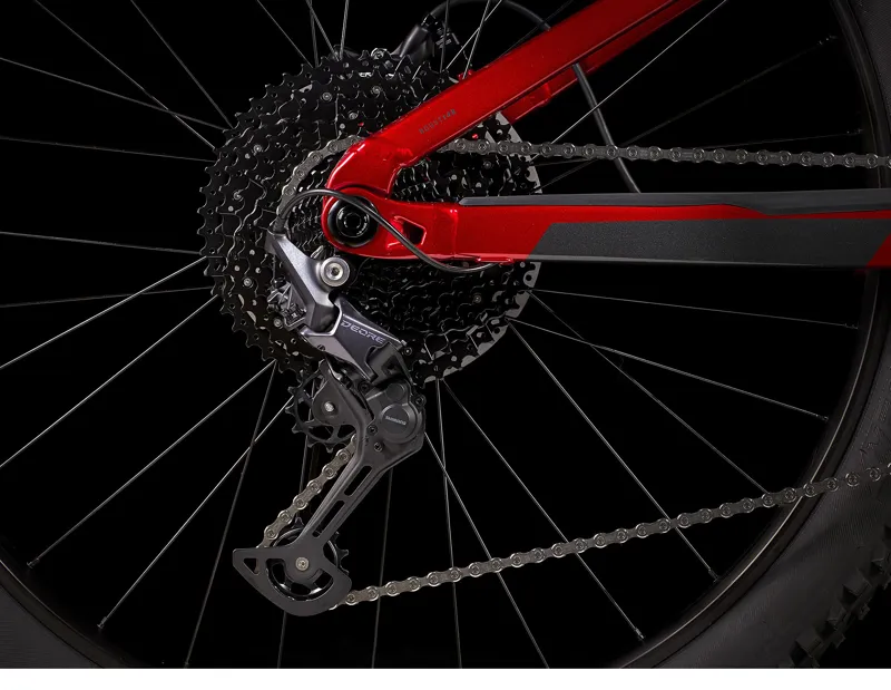 2022 Trek Rail 5 Deore 625w eMountain Bike in Crimson/Lithium Grey-3